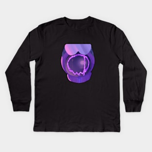 Purple Kids Long Sleeve T-Shirt